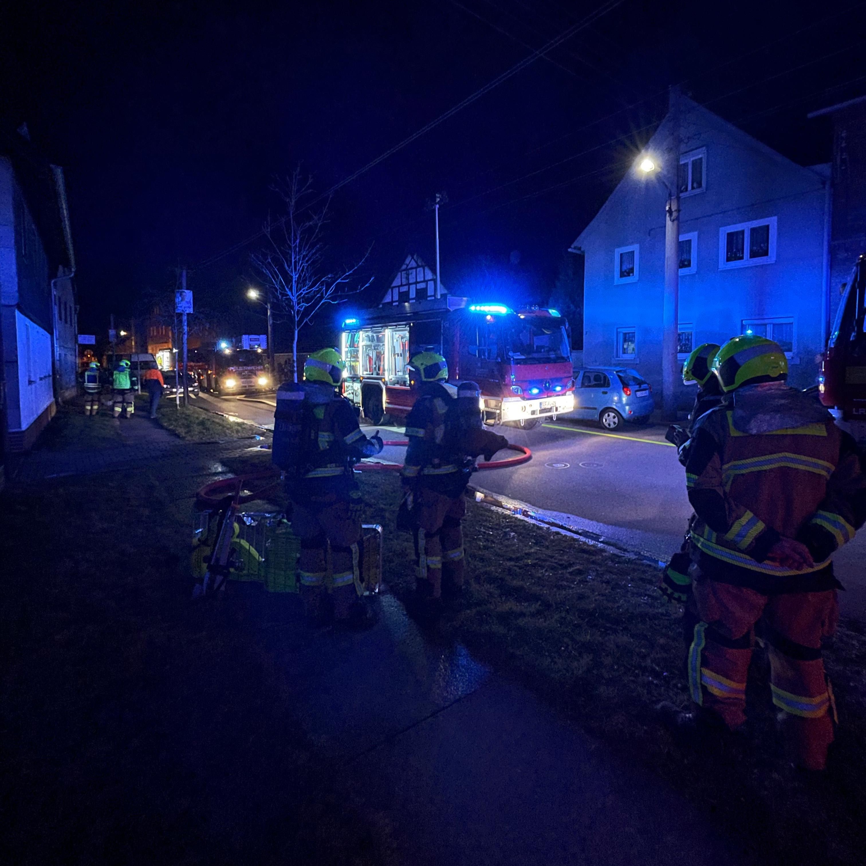 Gebäudebrand unterbricht Jahreshauptversammlung