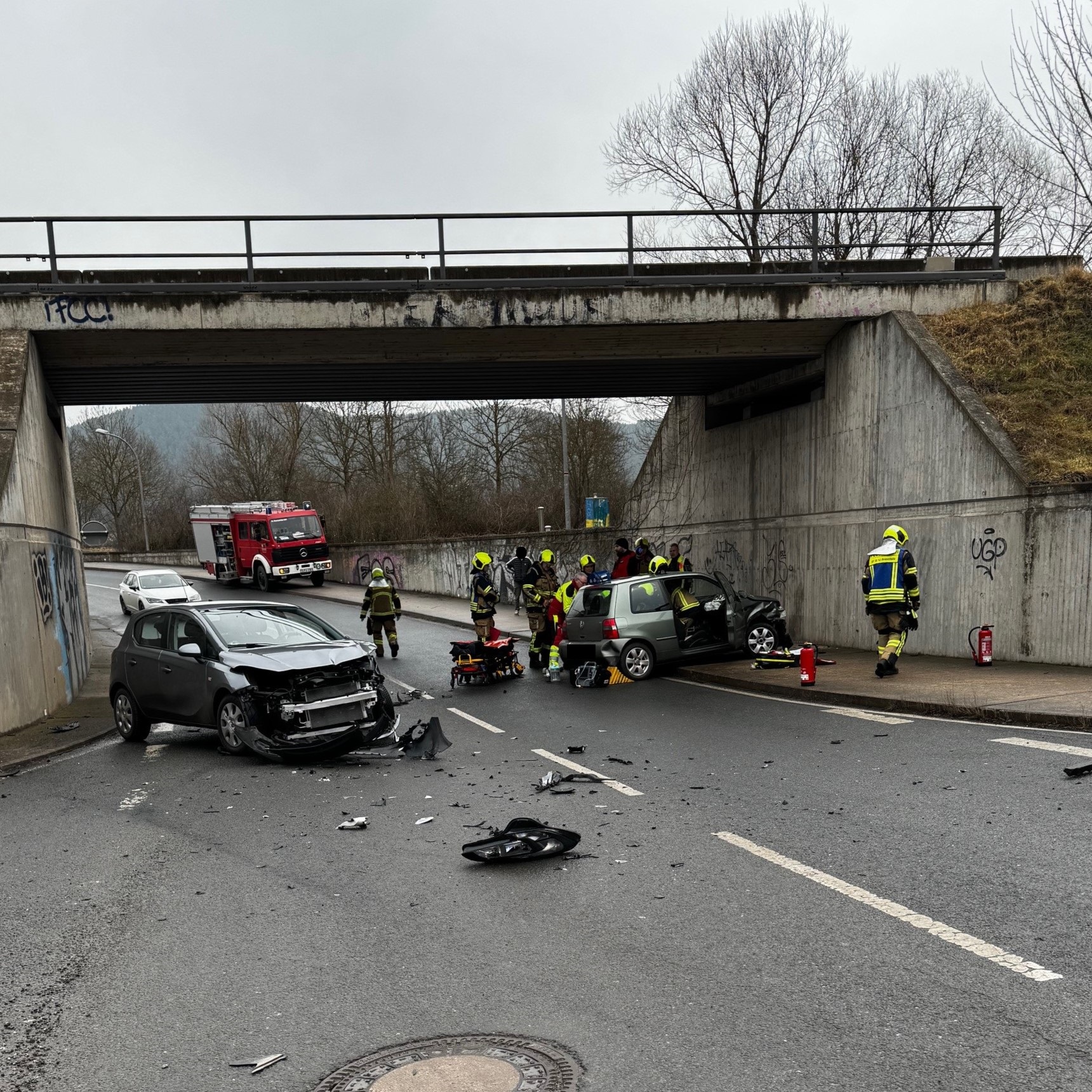 Verkehrsunfall mit verletzten Personen